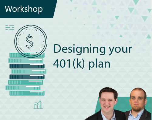 Workshop Title ThumbnailsDesigning your 401 k plan