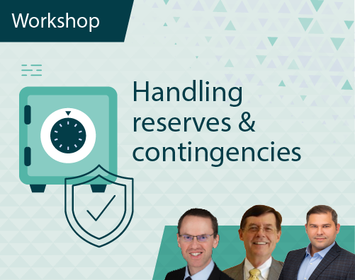 Workshop Title ThumbnailsHandling reserves & Contingencies
