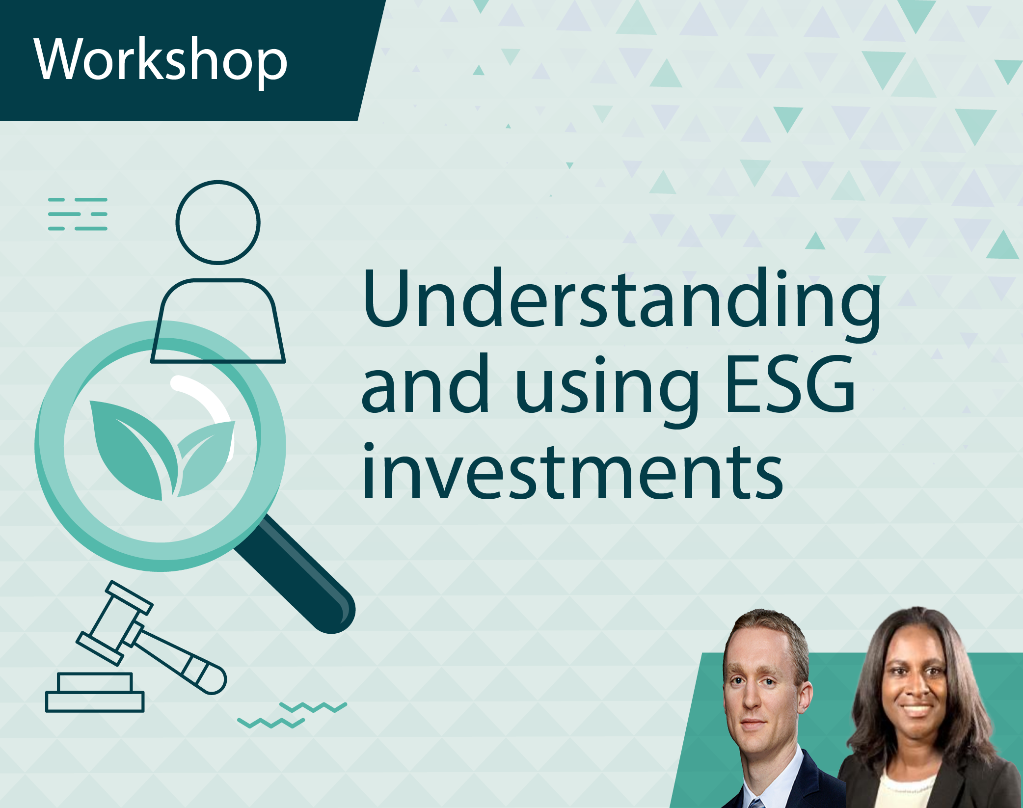 Workshop Title Thumbnails Understanding and using ESG investments
